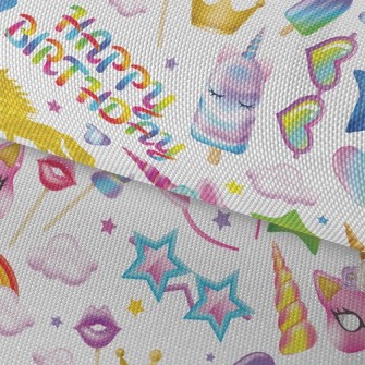 Unicorn Birthday Theme Party Waterproof Oxford