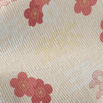 Japanese Classical Cherry Blos Standard Corduroy