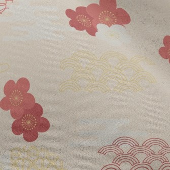 Japanese Classical Cherry Blos Chiffon