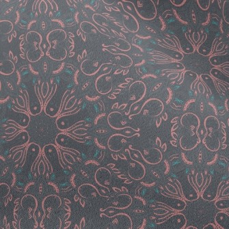 Mysterious Horror Group Flower Chiffon