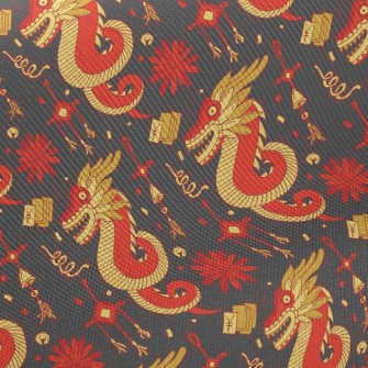 Ancient Chinese Mythical Beast Twill