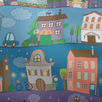 Street Of Colorful Houses Dobby