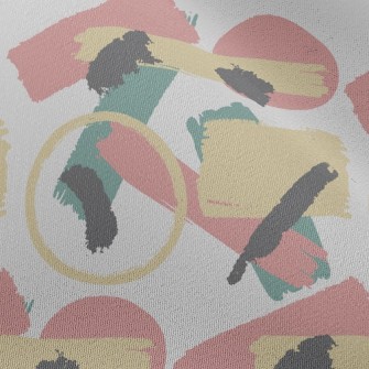 Artistic Watercolor Lines Chiffon