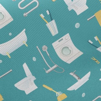 Bathtub Toilet Washing Machine Twill
