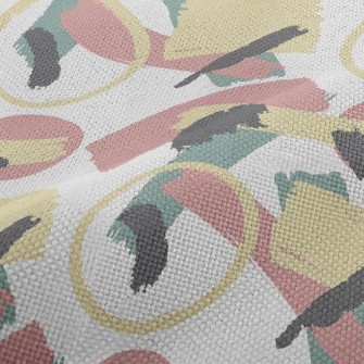 Artistic Watercolor Lines Performance Linen