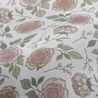 Beautiful Bicolor Rose Performance Linen