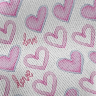 Love Rope Heart Standard Corduroy