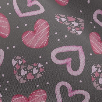 Changeable Shapes Of Hearts Chiffon