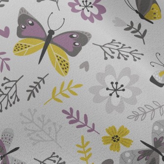 Garden Butterfly Chiffon