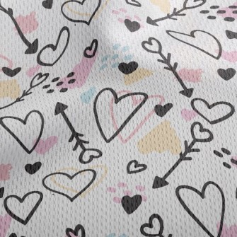 Basket Of Love Arrows Of Love Athletic Mesh Flat Back