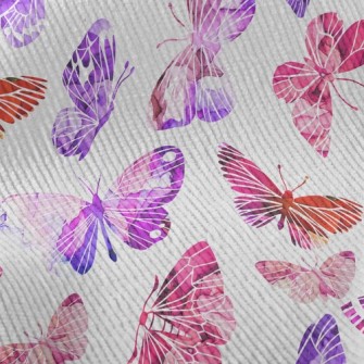 Silhouette Beautiful Butterfly Standard Corduroy