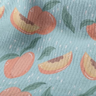 Plump And Sweet Peach Terry