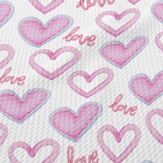 Love Rope Heart Birdseye Piqué