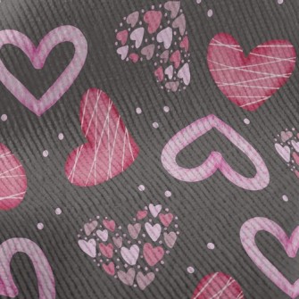 Changeable Shapes Of Hearts Standard Corduroy