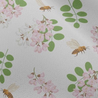 Worker Bees Carefully Collect  Chiffon