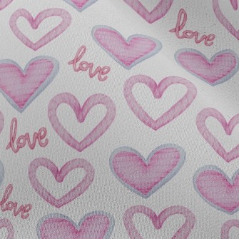 Love Rope Heart Chiffon