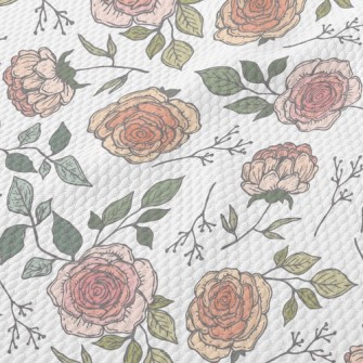 Beautiful Bicolor Rose Birdseye Piqué