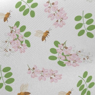 Worker Bees Carefully Collect  Twill
