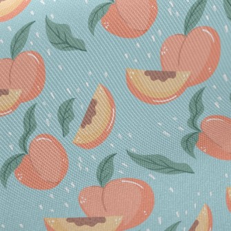 Plump And Sweet Peach Twill