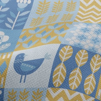 Funny Geometric Birds And Flow Performance Linen