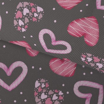 Changeable Shapes Of Hearts Waterproof Oxford