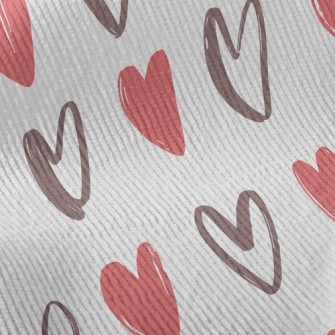 Random Lines Of Love Standard Corduroy