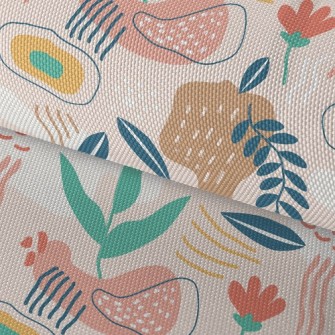 Childlike Lines Flowers And Le Waterproof Oxford