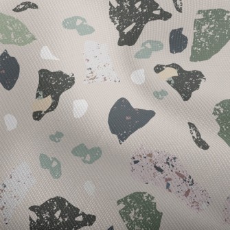 Abstract Mottled Color Blocks Dobby