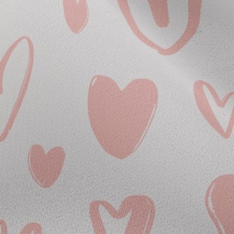 Simple Outline Of Love Paintin Chiffon
