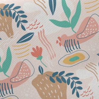Childlike Lines Flowers And Le Twill