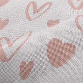 Simple Outline Of Love Paintin Performance Linen