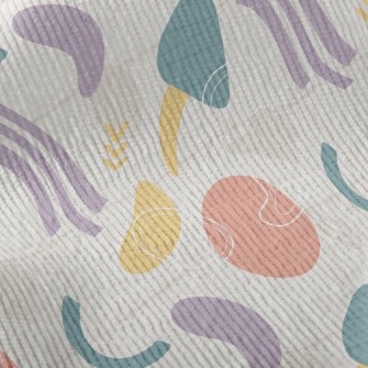Colorful Abstract Color Blocks Standard Corduroy