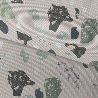 Abstract Mottled Color Blocks Waterproof Oxford