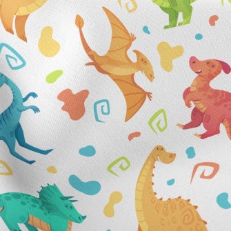 Happy Dancing Dinosaurs Stretch Ponte