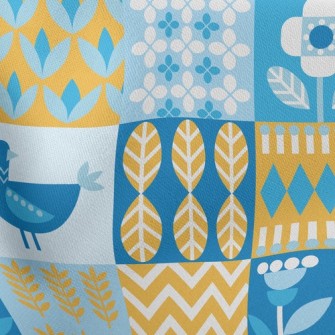 Funny Geometric Birds And Flow Stretch Ponte