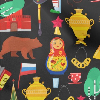 Russian Urban Culture Micro Fleece