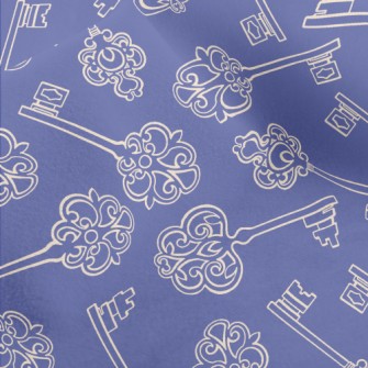 Retro Pattern Key Micro Fleece