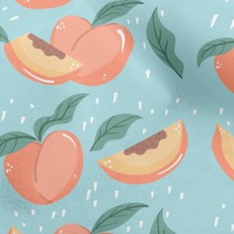 Plump And Sweet Peach Micro Fleece