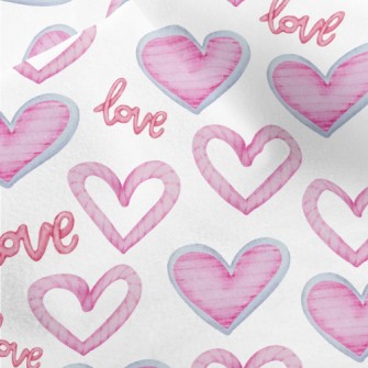 Love Rope Heart Micro Fleece