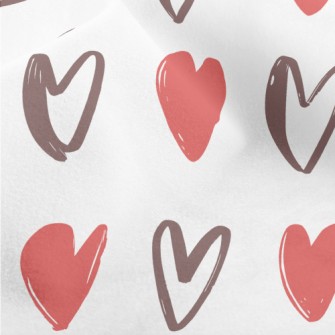 Random Lines Of Love Micro Fleece