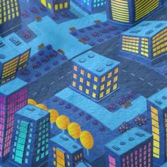 Three-dimensional Urban Buildi Minky