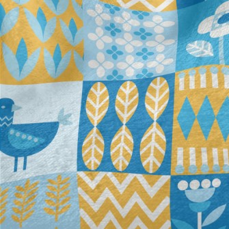 Funny Geometric Birds And Flow Minky