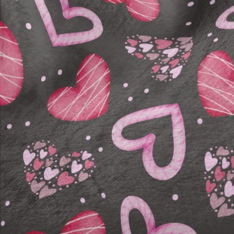 Changeable Shapes Of Hearts Minky