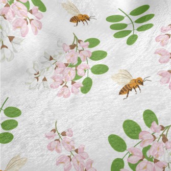 Worker Bees Carefully Collect  Minky