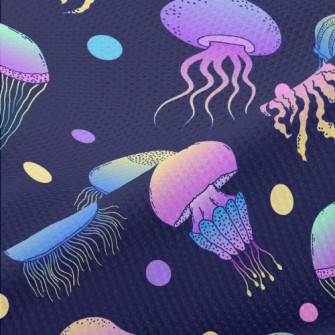 Fantasy Gradient Jellyfish Piqué