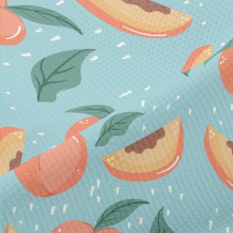 Plump And Sweet Peach Piqué