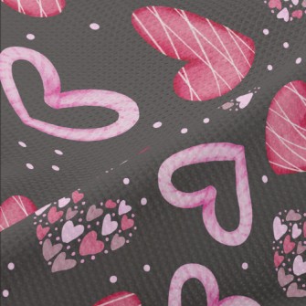 Changeable Shapes Of Hearts Piqué