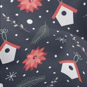 Cozy Flower House Lightweight Performance Linen