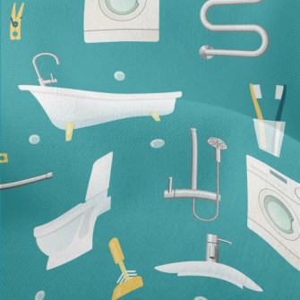 Bathtub Toilet Washing Machine Lightweight Performance Linen