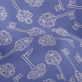 Retro Pattern Key Lightweight Performance Linen